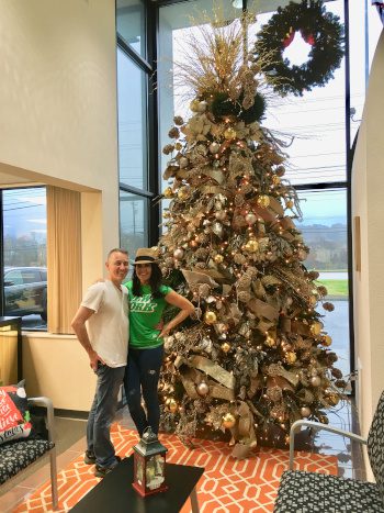 seasonal holiday decorating routine